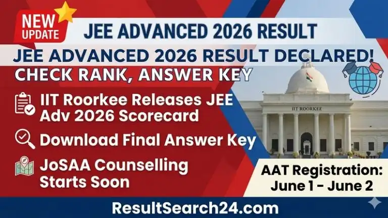 JEE Advanced 2026 Result